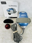 Homedics Palm Percussion Personal Body Heat Massager 2 Head Attachments Works. Fixed Price $29.99.