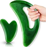 Bbto 2 Pcs Body Gua Sha Large Resin Scraping Tools With Handle For Back, Ne. Fixed Price $10.39.
