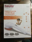 Beurer Percussion Handheld Massager With Vibration & Soothing Light. Fixed Price $15.00.
