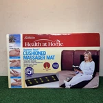Sunbeam Heated Cushioned Massager Mat 5 Motors Remote Control Full Size. Fixed Price $40.99.