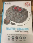Homedics Shiatsu+ Vibration Body Massager Portable Cushion With Hand Control New. Fixed Price $48.75.