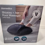 Homedics Shiatsu + Air 4.0 Foot Massager W Heat Gel Inserts FMS-347HJ. Fixed Price $44.99.