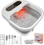 Spa De Pies Plegable Calor, Masaje, Burbujas Y Control Remoto. Fixed Price $60.30.