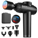 Massage Gun Deep Tissue Heat Cold 7 Heads Silent Handheld Black Aerlang Back. Fixed Price $114.99.