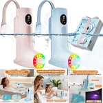 Spa, Bubble/jet Mode, Cordless Portable Bathtub With 2600MAH Led Light. Fixed Price $49.99.