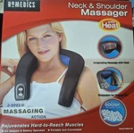 Homedics Neck & Shoulder Massager, Model Nmsq 100A 2 Speeds With Heat. Fixed Price $24.95.