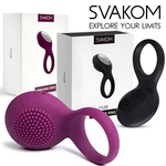 Svakom Tyler Vibrating Cock Ring Couple Clitoral Massager Penis Vibe Waterproof. Fixed Price $69.84.