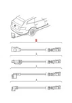Genuine Audi Vw A1 A3 Cabriolet Adapter Aerial Wire 000098715. Fixed Price $68.84.