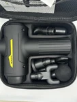 Sorudel Gun Deep Tissue Percussion Muscle Massager W/ 7 Heads & Case. Fixed Price $44.99.