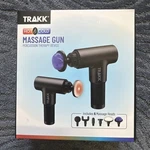 Trakk Beast Massage Gun With Hot & Cold Percussion Therapy Heads. Fixed Price $39.00.