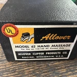 Vintage Master Model 62 Hand Massager Tested Working Neck Head. Fixed Price $36.00.
