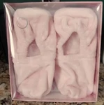Spa Slippers - Brookstone Pink Rose Infused Hot/cold. Fixed Price $8.99.