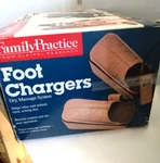 Vintage Family Practice Foot Chargers Dry Massage System With Heat Separate Rest. Fixed Price $15.99.