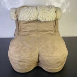 Brookstone Foot Vibrating Massager & Warmer Heated Soft Boot Shoes BST-003A 1999. Fixed Price $48.00.