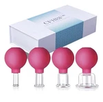 4PC Glass Facial Cupping Therapy Set Face Eye Vacuum Massage Anti Cellulite. Fixed Price $39.50.