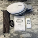Renpho RF-EM001R Electric Eye Massager White Remote Air Heat Music Vibration. Fixed Price $15.00.