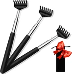 3-PACK Black Telescopic Back Scratcher Elaso Portable Extendable Stainless. Fixed Price $11.33.