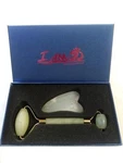 Am 5D Productions Steel Welded 100% Natural Jade Roller & Gua Sha Scraping. Fixed Price $13.95.