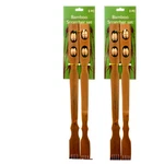 18" Bamboo Therapeutic Back Scratcher Long Reach Antipruritic Tool 2 X Set. Fixed Price $14.99.