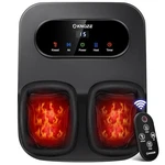 Knqze Foot Massager With Heat And Remote Shiatsu Fits Up To Men Size 12 - Black. Fixed Price $79.46.