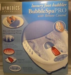 Homedics Spa Pro Foot Bath Bubbler In Box Great Shape No Remote. Fixed Price $39.00.