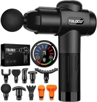 Toloco Massage Gun, Deep Tissue Back For Athletes Pain Relief, Black. Fixed Price $44.97.