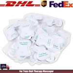 50 X Snap On Replacement Electrode Pads Bulk Fits For Tens Unit Therapy Massager. Fixed Price $9.50.