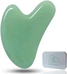 Ditind Sha, Jade Stone Massage Tool, 2 Piece Set, Green. Fixed Price $13.45.
