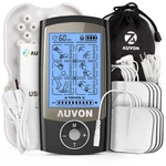 Auvon Rechargeable Tens Unit Muscle Stimulator, 24 Modes 4TH Gen Black. Fixed Price $46.15.
