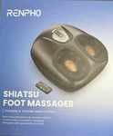 Renpho Shiatsu Foot Massager Machine W/ Heat Setting, Kneading, Remote. Fixed Price $79.99.