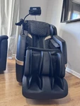Bestmassage Electric Chair W/ Leg & Foot Massager, Black/beige Solid. Fixed Price $1200.00.