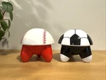 Homedics Playball Mini Massager Baseball Soccer Design Vibrating Lightup. Fixed Price $13.99.