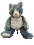 Health Touch Huggable Massager Cat Relaxing Vibrating Gray Plush Stuffed Animal. Fixed Price $14.99.