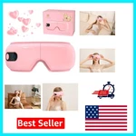 Cordless Eye Massager With Multi-frequency Vibration & Hot Compress Blush Pink. Fixed Price $36.99.