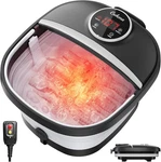 X Large Feet, Foot Spa Bath Massager Heat Soaker Bubble Roller Deep. Fixed Price $77.87.