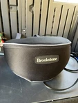 Brookstone Shiatsu Massager With Heat Neck Shoulders Black Hand Straps. Fixed Price $19.99.