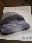 Asora Heated Cozy Plush Foot Pillow With Vibration Massage. Fixed Price $19.99.