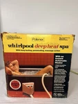 Vintage Pollenex Whirlpool Deep Heat Spa 1988 Model WB710H W/ Original Box. Fixed Price $129.99.