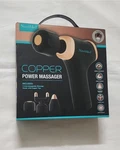 Nuvomed Copper Power Massager & 3 Interchangeable Heads With Tips. Fixed Price $19.00.