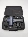 Lifepro Lpsnc Sonic Handheld Percussion Massage Gun - 5 Speeds 8 Heads Blue. Fixed Price $33.32.