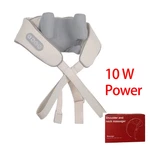 Shiatsu Neck And Shoulder Massager With Led Red Light Kneading Spine Back Muscle. Fixed Price $65.99.