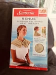 New Sunbeam Renue Tension Relieving Heat Therapy Spa 885-911 Relax Microplush. Fixed Price $28.99.