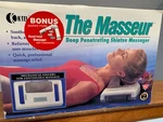 K-tel The Masseur Deep Penetrating Shiatsu Massager, New, With Bonus Hand-held. Fixed Price $59.00.