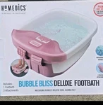 Nib Homedics Footbath With Massaging Bubbles Care Vibrating Pad. Fixed Price $20.00.
