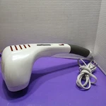 Homedics Percussion Massager Model PA-5H W/heat Therapy White Works. Fixed Price $19.99.
