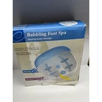 Bubbling Foot Spa Vibrating Bubble Massage With Removable Rollers J0102-2-14-4. Fixed Price $15.00.