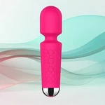 Bitoffun Personal Mini Massager, Handheld Wand - Powerful Rose Red. Fixed Price $16.39.