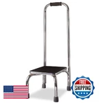 Dmi Step Stool W/ Handle For Adults & Seniors - 300 Lbs Cap. Heavy Duty Metal. Fixed Price $58.93.