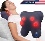 Shiatsu Neck&shoulder Back Massager With Heat, Pain Relief, Chair Pads. Fixed Price $49.99.