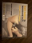 Hidow Hd MINI3 Massage Gun W/ 2 Interchangeable Heads And Case. Fixed Price $235.99.